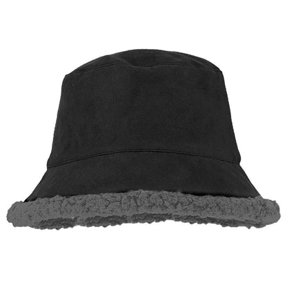 Wanten + buckethat dames - Suède - One size