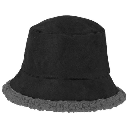 Wanten + buckethat dames - Suède - One size