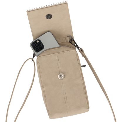 Telefoontasje dames crossbody - PU Leer