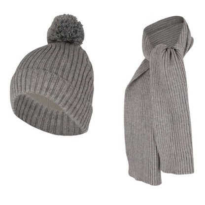 Sjaal + Muts meisjes - Ribbed - 2 t/m 8 jaar