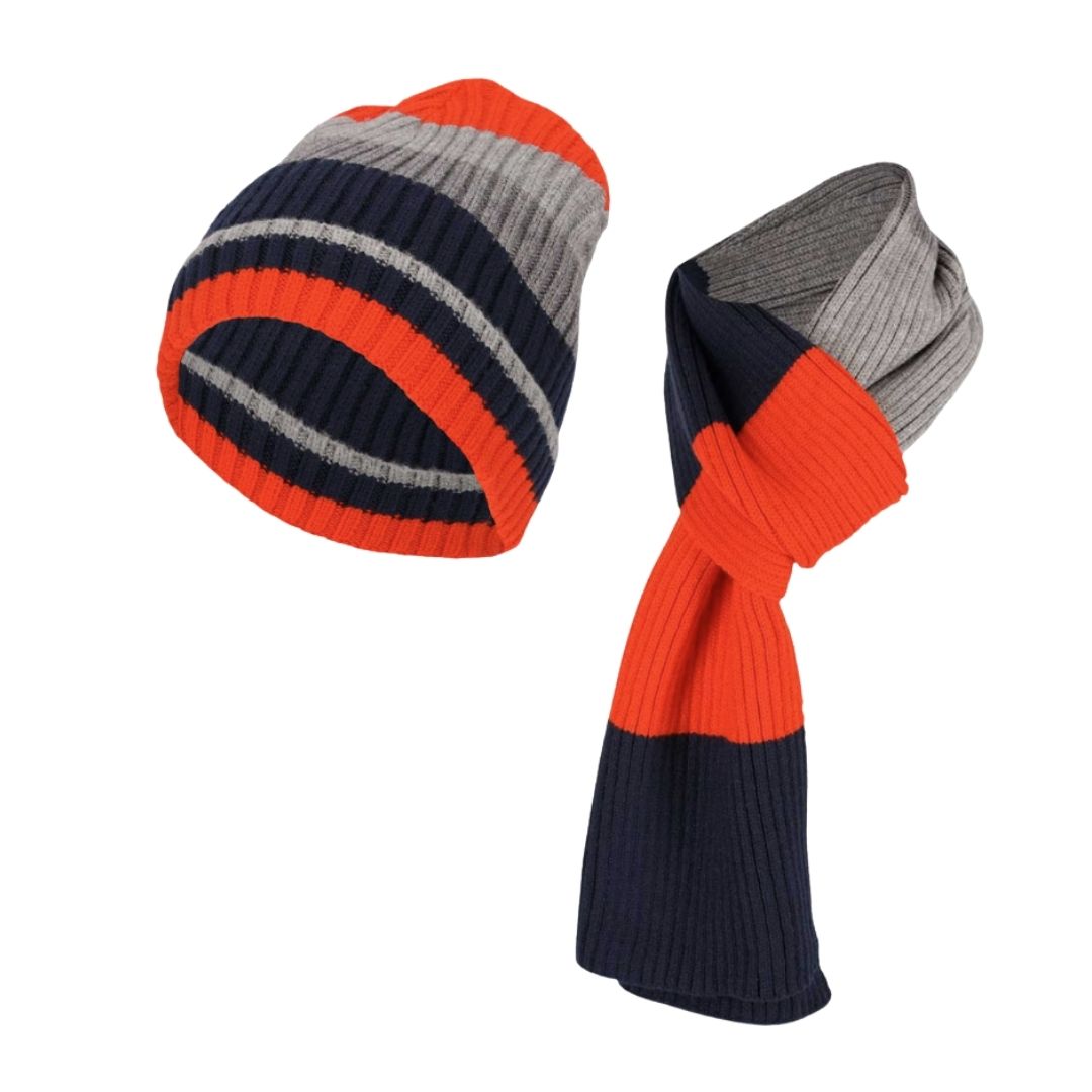 Czapka i szalik chłopięcy - Moda - Jeden rozmiar