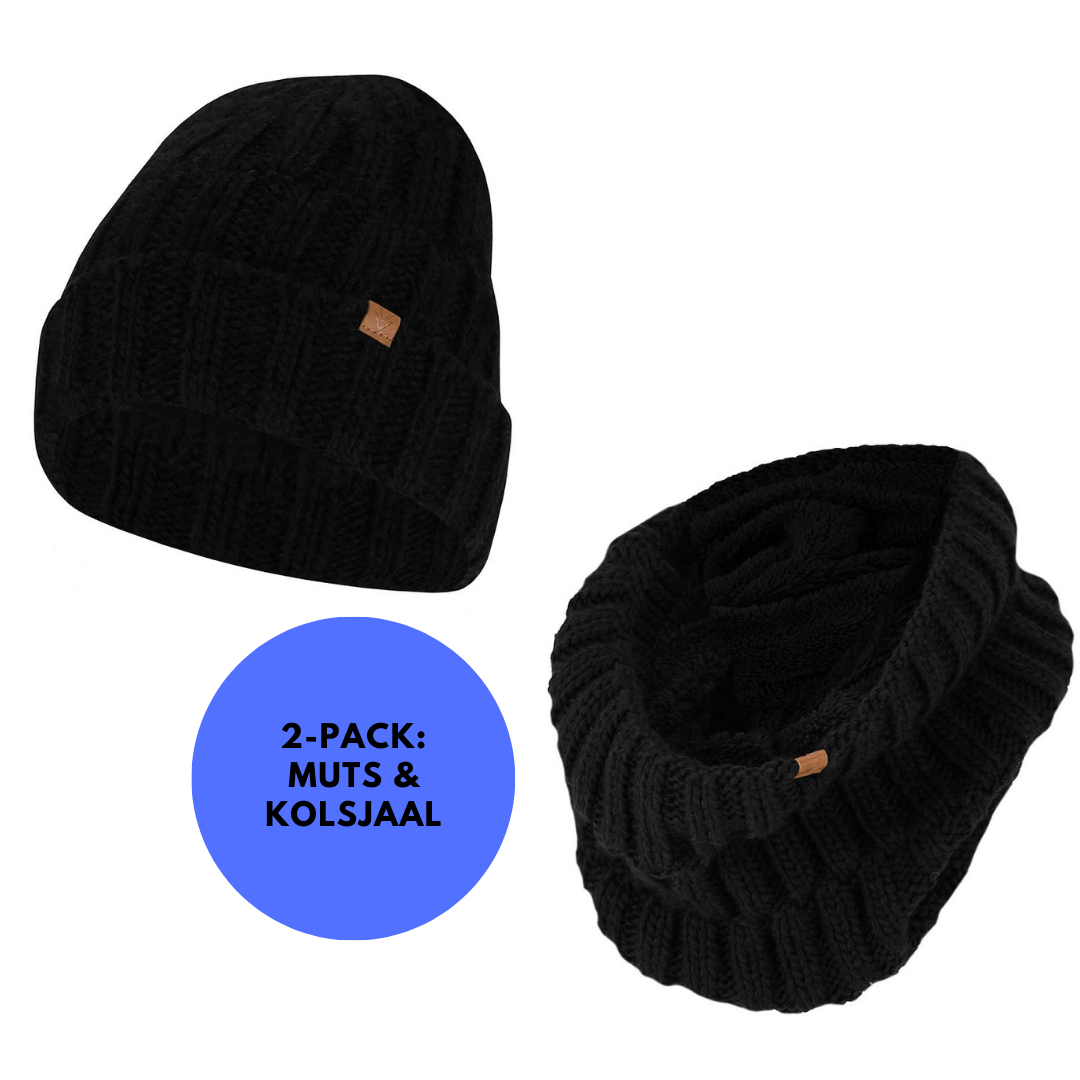 Ski Muts & Sjaal heren - Knitted - One Size