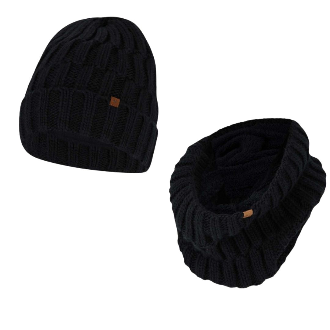 Ski Muts & Sjaal heren - Knitted - One Size