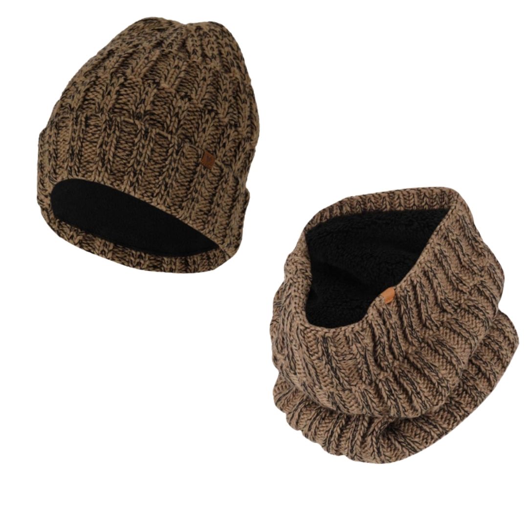 Ski Muts & Sjaal heren - Knitted - One Size