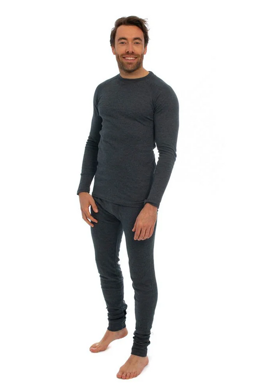 Thermo set heren - Shirt/Broek - Heren - Antraciet