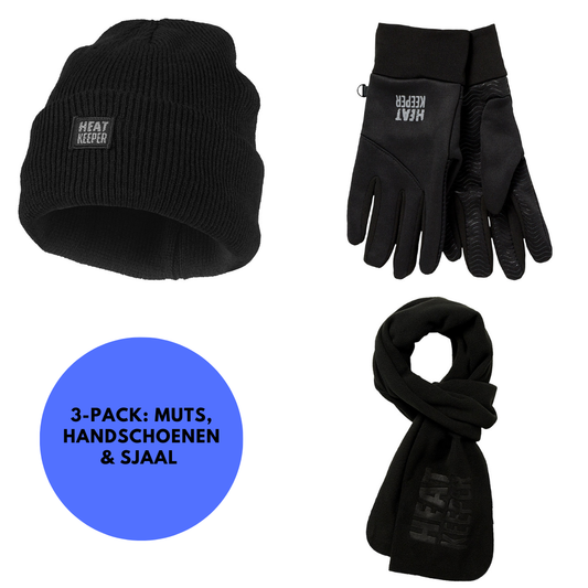 Thermo Muts/Handschoenen/Sjaal - Dames - Set