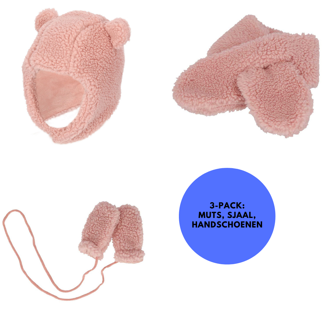 mütze schal handschuhe set baby Baby-Winterset - Handschuhe/Schal/Mütze