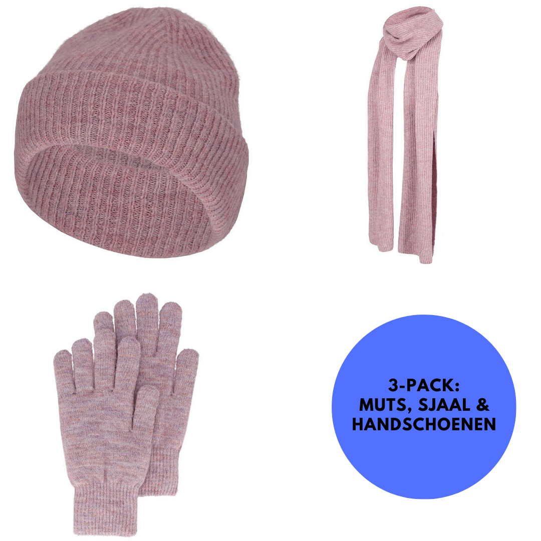 set handschuhe mütze schal damen Möchten Sie ein Winter-Set Damen gerippt bestellen?