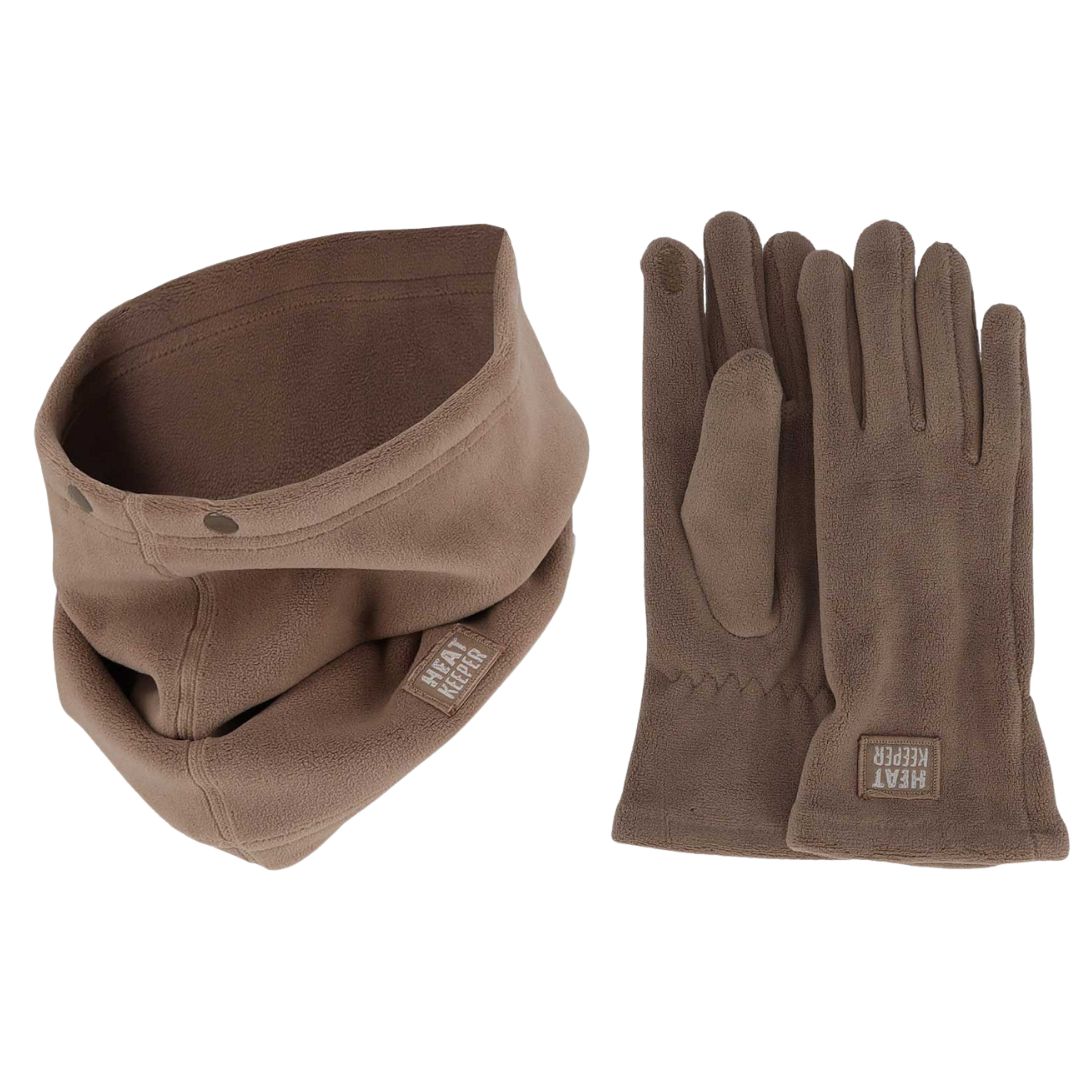 Thermoset Damen – Handschuhe und Schlauchschal