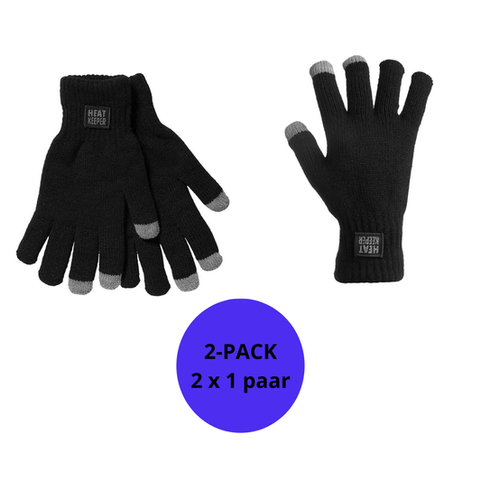 Gants thermo - I-touch - Noir - 1 paire