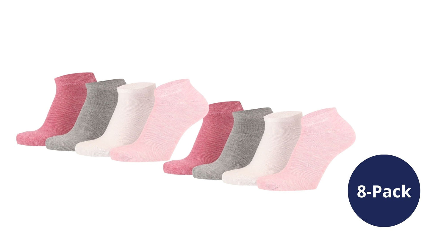 Bamboo Sneaker-Socken für Kinder – Schwarz – 4er-Pack