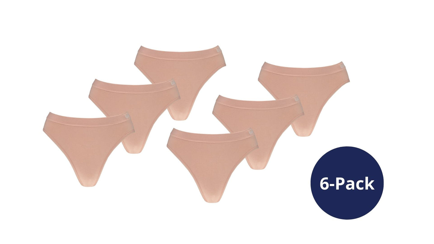 Bambus-Hüftslips für Damen – Schwarz – 3er-Pack