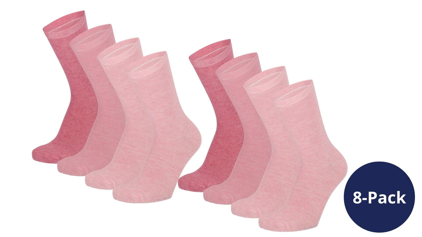 Bambus-Kindersocken Basic – Schwarz – 4er-Pack