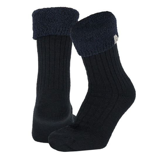 Huissokken Dames - Ultra Soft - One Size - Blauw