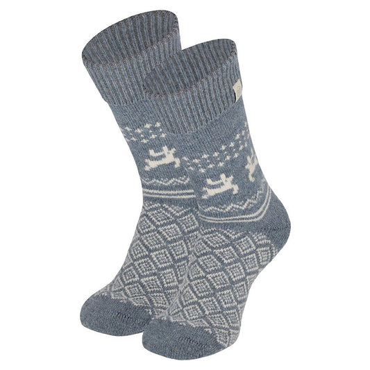 Wollwintersocken Damen - Rentier