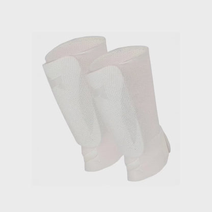 Xtreme - Fußball-Socken + Schienbeinschoner + Knöchelriemen - Schwarz