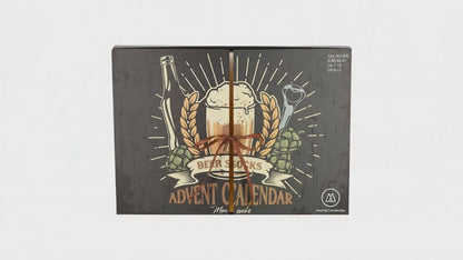 Kerst adventskalender - Heren - 12-Paar - Bier