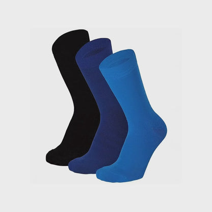 Bamboe sokken  - Kleurvol - Unisex - 3-Pack - Multi Blauw