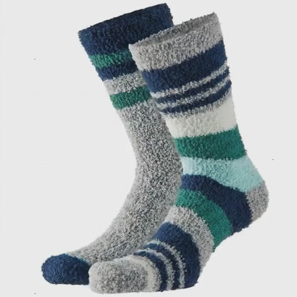 Bedsokken heren - 4-Pack - Stripes - Multi Color - One Size