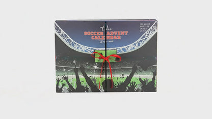 Kerst adventskalender - Jongens - 12-Paar sokken - Voetbal