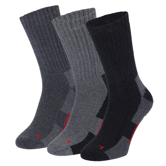 Chaussettes de randonnée thermo - Bleu - Lot de 3