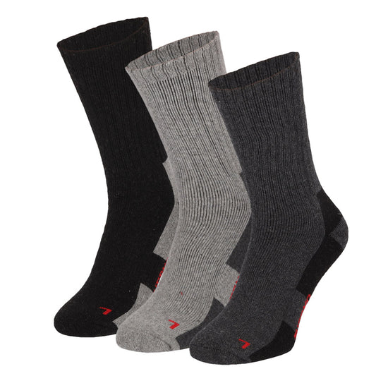 Chaussettes de randonnée thermo - Gris - Lot de 3