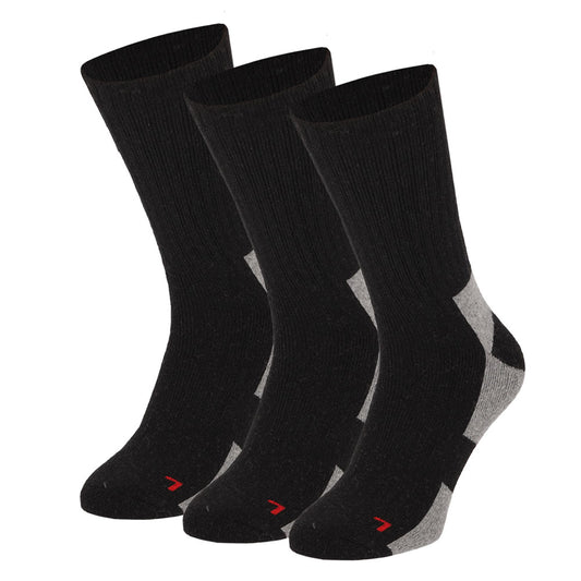 Chaussettes de randonnée Thermo - Noir - Lot de 3