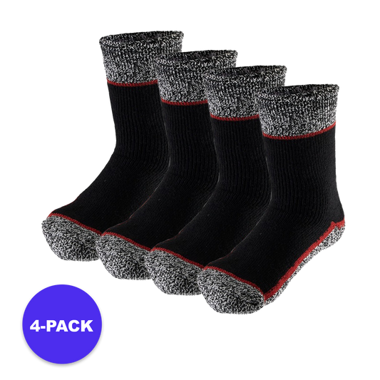 Chaussettes de travail thermo homme - Taille 41/46 - 4 paires